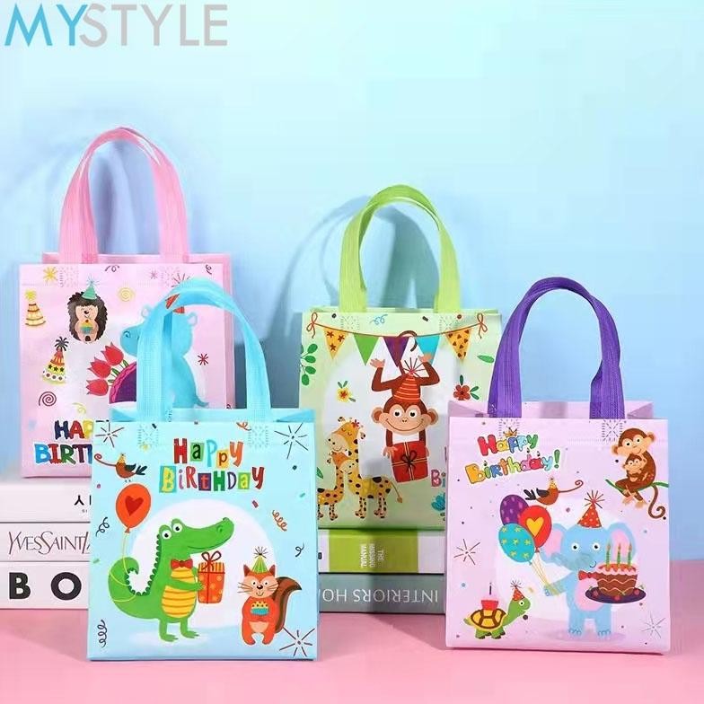 

Berkualitas Mystyle Goodie Bag Dx23 (1 Lusin Warna Mix) Bermacam Macam Karakter Lucu Ulang Tahun Happy Birthday Tas Karung Plastik Souvenir BisaCod