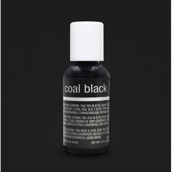 

Coal Bla Chefmaster Liqua-Gel Food Colng 20 Ml