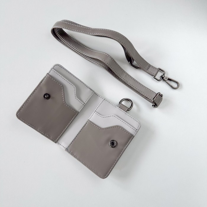 

Terbaru!!! ARUNA ID Card Holder w Bifold Wallet & Lanyard (Name Tag Kartu Dompet)