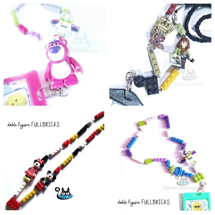 

Terbaru!!! DOR -633 LANYARD LEGO DOBLE FIGURE - NAMETAG - TALI ID CARD