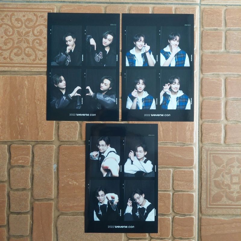 [UNOFFICIAL] JAY JUNGWON NI-KI PHOTOMATIC WEVERSE CON 2022 (baca desk)