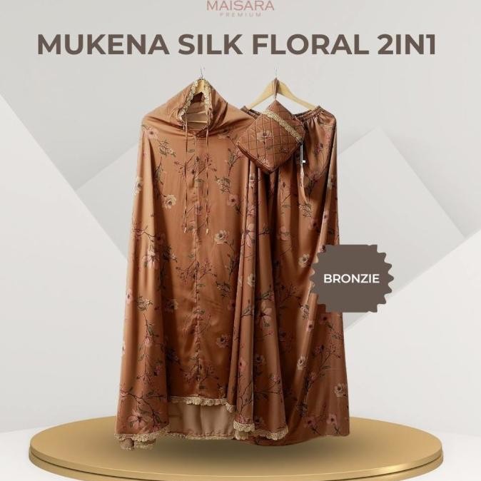 Mukena Silk Floral MAISARA Premium