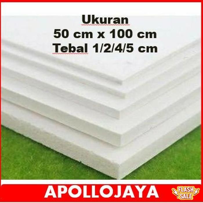 

Flash Sale Styrofoam Sterofoam Gabus 50 Cm X 100 Cm Promo Hemat