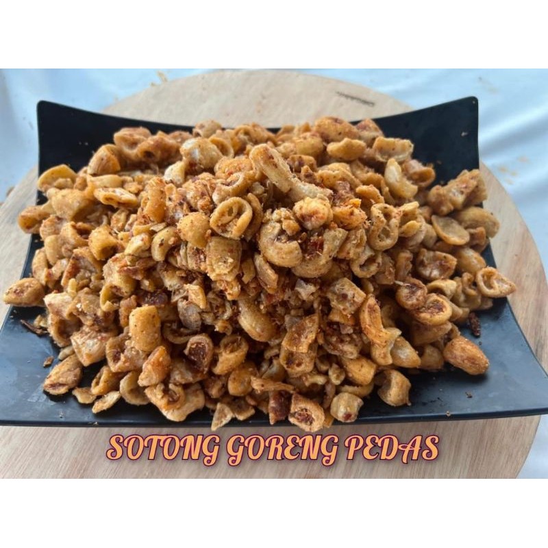 SOTONG GORENG TIGA PUTRA PEDAS DAN ORI  500gram
