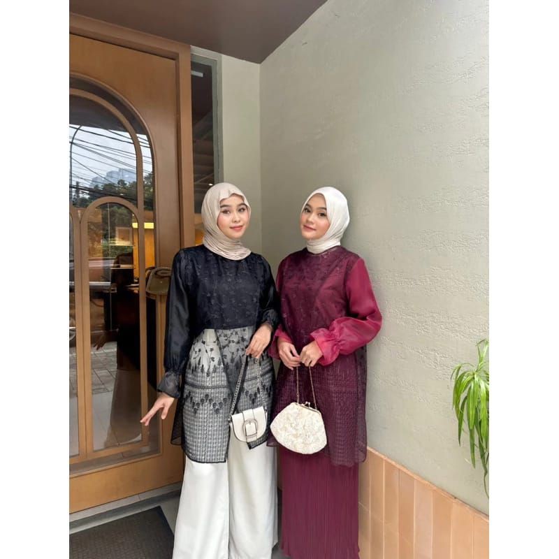 Pakaian Kerja Formal Branded Tunik Wanita Dewasa Tunuk Cewe Remaja Tunok Modis Runik Murah Thunix Ke