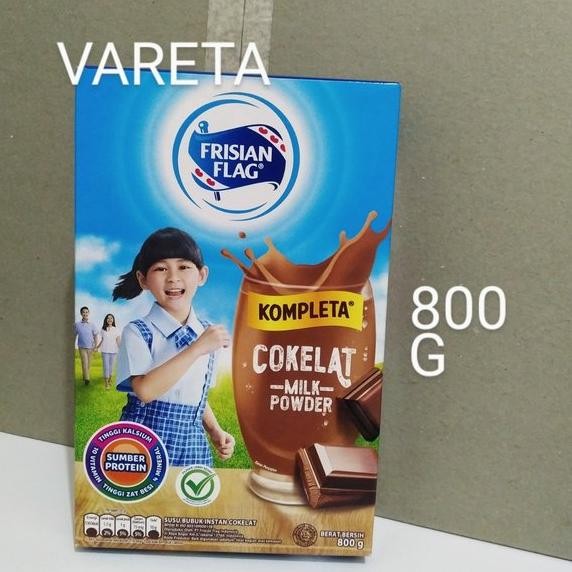 

Frisian flag kompleta susu bubuk instan cokelat 800 gr gram coklat