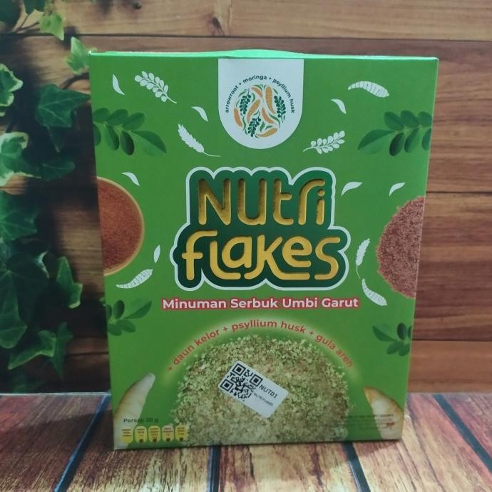 

Produk Unggulan] NUTRIFLAKES NUTRI FLAKES Sereal Serbuk Umbi Garut