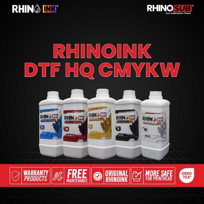 

Rhino Ink Tinta DTF Premium - White/Putih