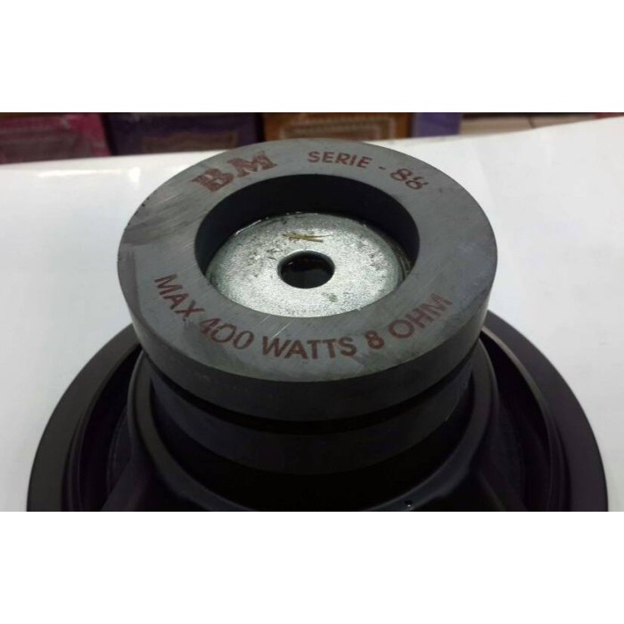 SPEAKER 8 INCH SUBWOOFER BM 400 WATT DOUBLE MAGNET ( ASLI ORIGINAL )