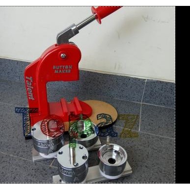 Mesin Press Pin Red Talent