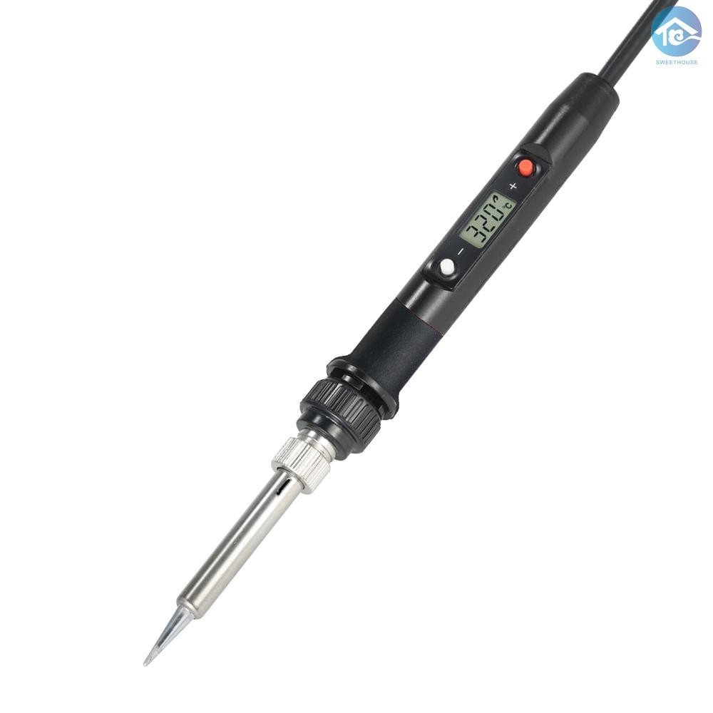 80W Profesional LCD Digital Suhu Disesuaikan Stasiun Solder Mini Solder Soldering Alat Timbal Mini |