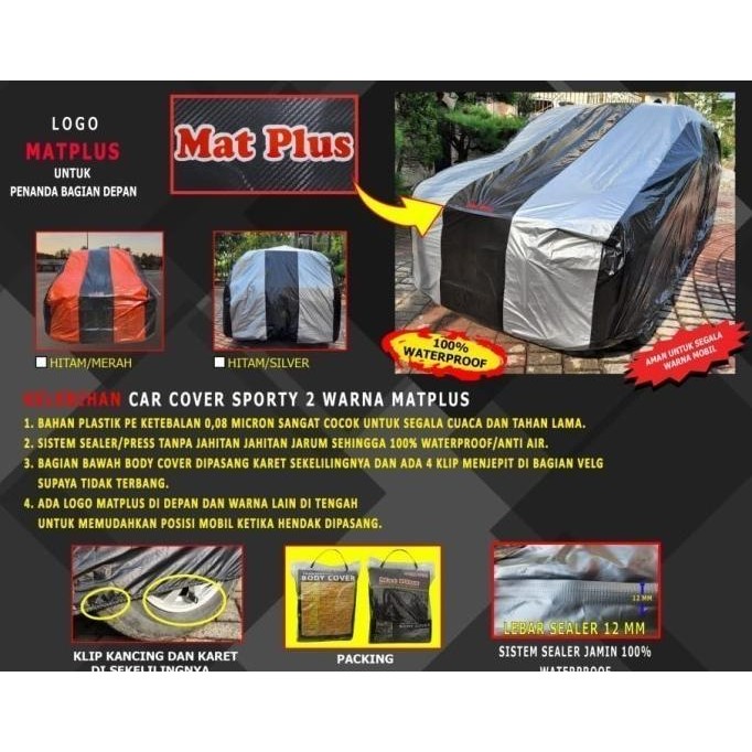 Cover Body Hilux Navara Triton Sarung Mobil Warna Double Cabin Outdoor