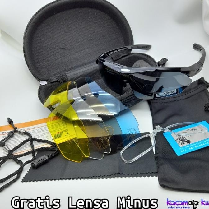 Kacamata Gowes Sepeda Sporty Lensa Minus Polarized Gratis Lensa Minus .