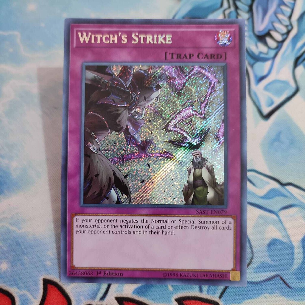 yugioh witch's strike SAST secret rare  original