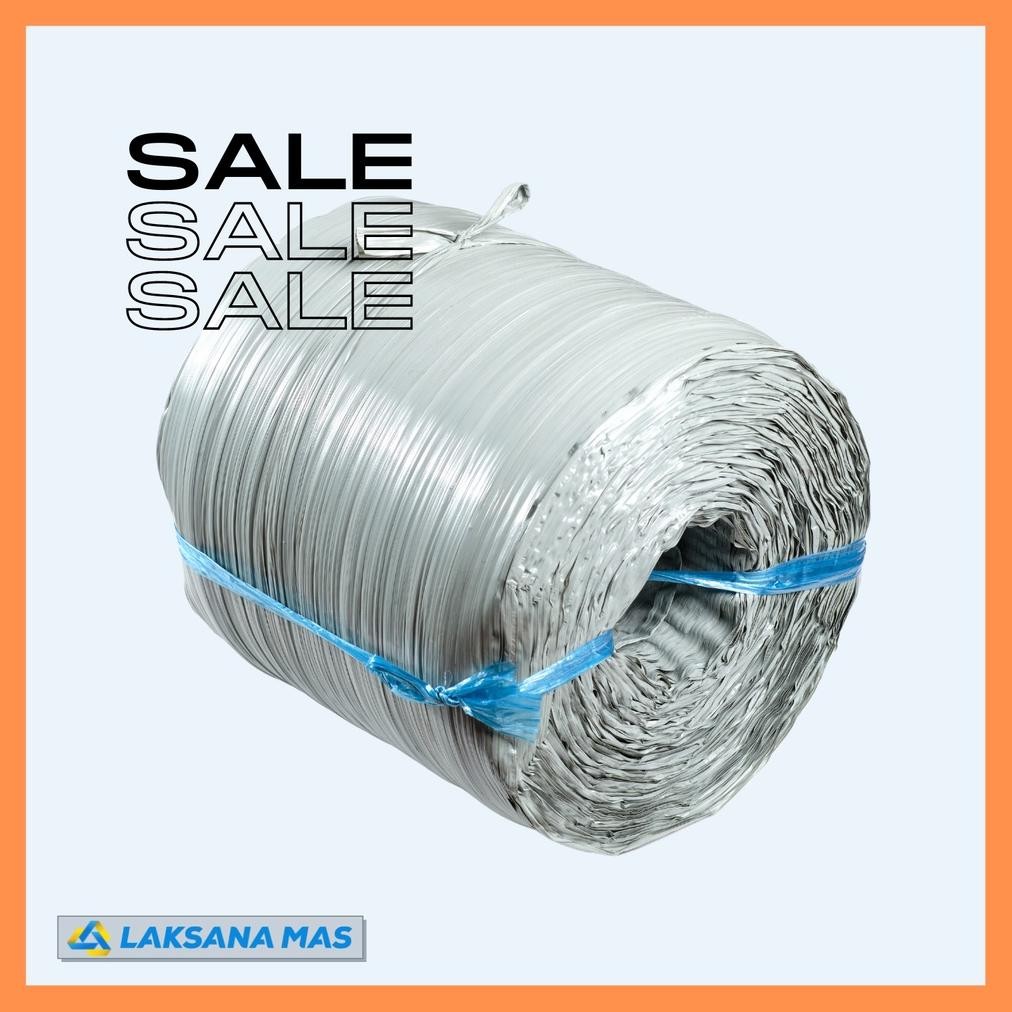 

Sale Tali Rafia Plastik Rol Besar Laksanamas Warna Silver Ukuran 5Kg An Di Jakarta/Depok/Bogor/Tangerang/Bekasi Grosir