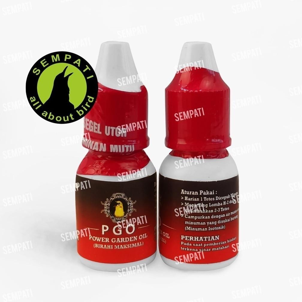 SALE VITAMIN BURUNG PLECI PGO POWER GARDEN OIL OBAT DOPING PLECI SUPER GACOR BIRAHI JUARA LOMBA PWGO