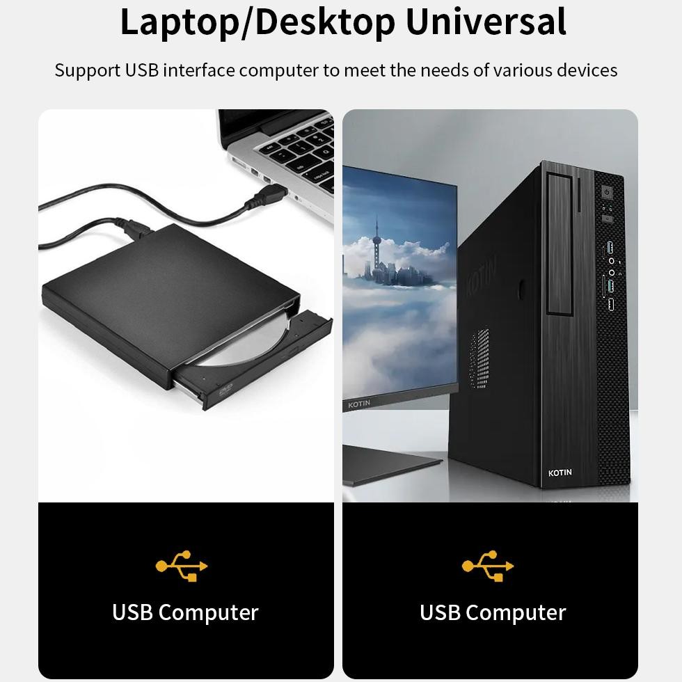 SALE DVD external /dvd portable /cd rom /dvd eksternal laptop /untuk Macbook Laptop Desktop PC rq-56