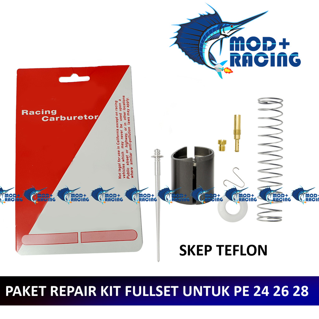 (COD) FULLSET KARBURATOR PE24 PE26 PE28 PE30 PISTON SKEP HITAM JARUM NOZZLE SPUYER PILOT MAIN JET TE