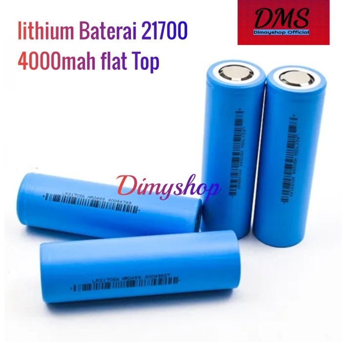 Baterai Lithium 21700 4000mah 3.7V New Riil capacity flat top