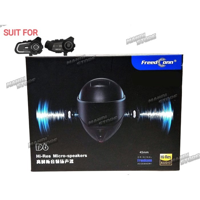 Speaker Soft Hard Mic Fullface Intercom SOOYI EUROFONE S2 S3 PLUS