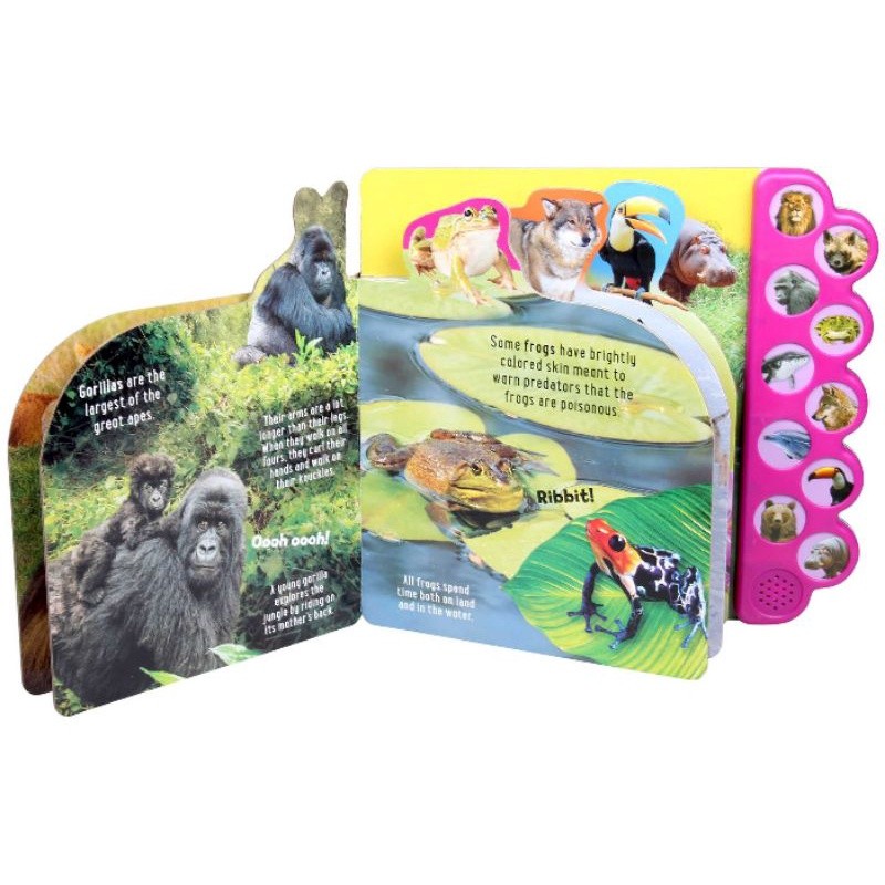 

Discovery 10 Button Sound Books Series : Howl With The Animals / Moo On The Farm / Roar At The Zoo/