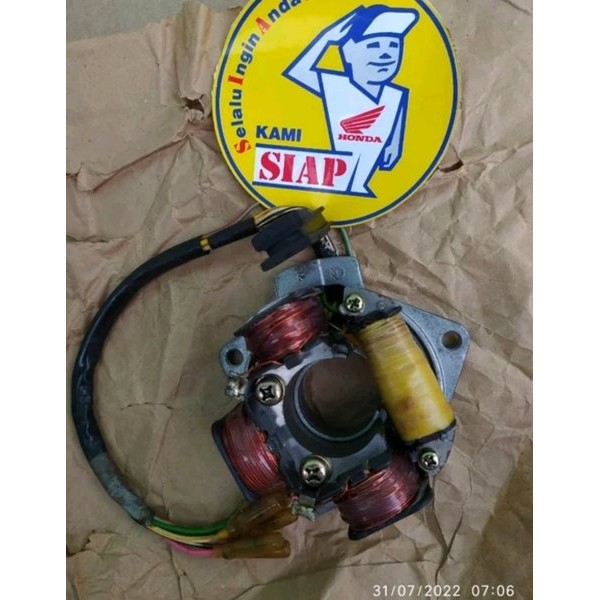 Spul Spull Stator Honda Gl Max Gl Pro Platina Gl100 Gl125 Gl 100 Gl 125 Platina Original Ori Termura