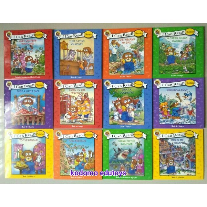 

Bana I Can Read Phonics - Critters Series ( 12 Books) , Buku Import Anak