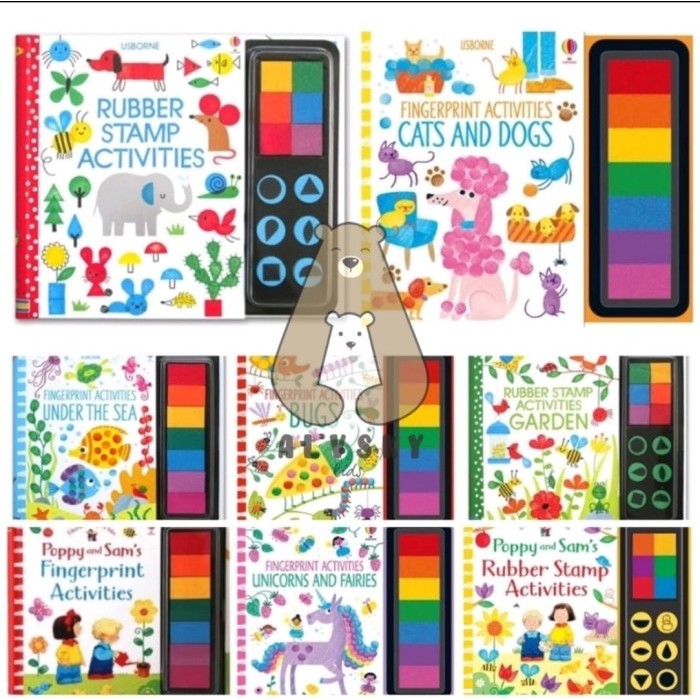 

Bana Fingerprint Rubberstamp Activities / Buku Aktivitas Anak Usborne