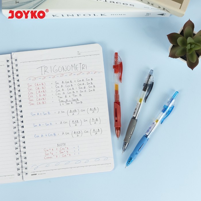 

NEW GEL PEN PULPEN PENA JOYKO GP-265NT Q3 GEL 0.5 MM ORIGINAL QUALITY