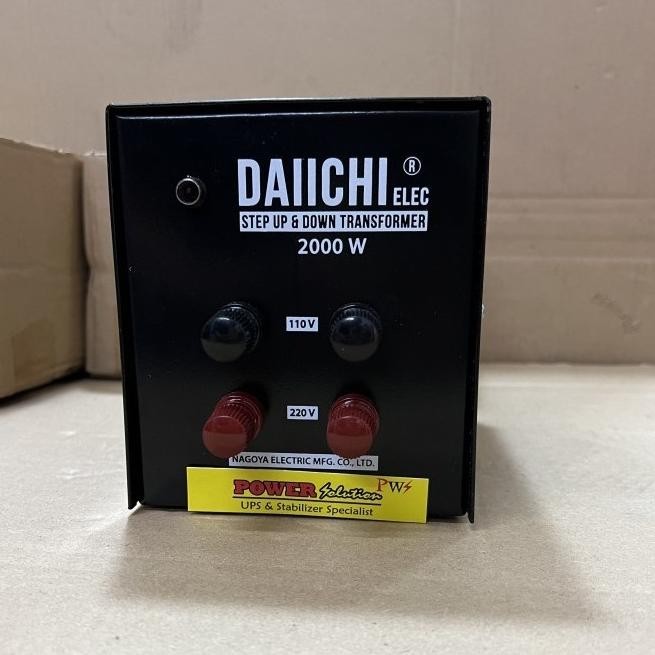 AVR / Trafo Step Up and down 2000 W 220V 110 V 2000 Watt DAIICHI STEP UP & DOWN TRANSFORMER