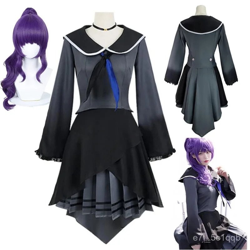 Asahina Mafuyu Cosplay Costume Wig  Anime Project Sekai Colorful Stage Cosplay Halloween Party Unifo