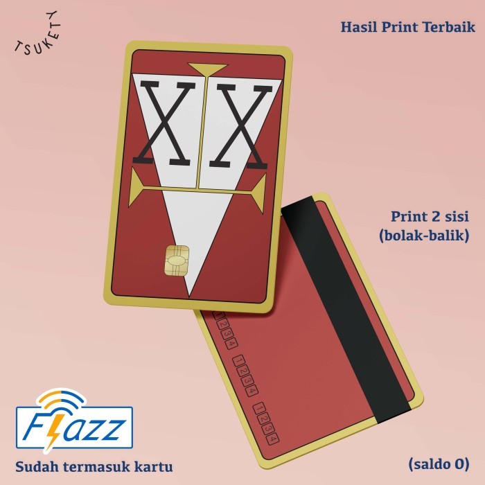 Ready Hunter X Hunter License Card E-money Flazz Emoney