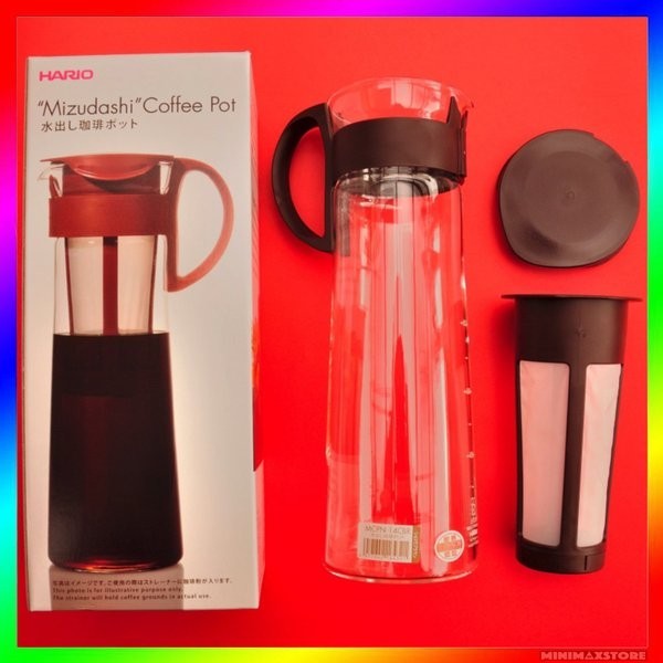 

Hario Mizudashi Cold Brew Coffee Pot Brown Mcpn-14 Cbr Mcpn14 1000Ml