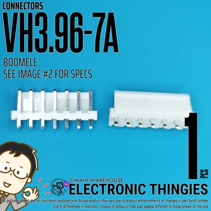 Baru (8) VH3.96-7A BOOMELE KONEKTOR VH3.96 HEADER 7P 7 PIN MALE 3.96 thingie43 Juara