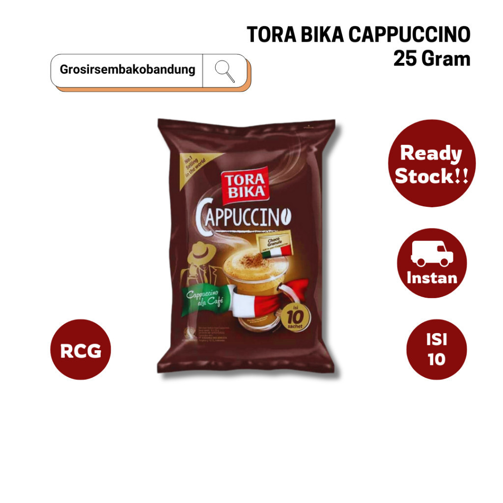 

TORABIKA CAPPUCCINO EXTRA CHOCO GRANULE RCG 10X25g - 1 RCG - Kota Bandung