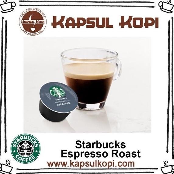 

Paket 6 Kapsul Kopi Starbucks Espresso Roast Nescafe Dolce Gusto Impor