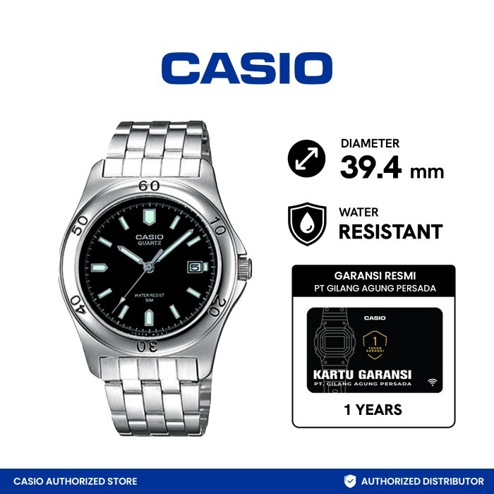 CASIO Jam Tangan Pria Analog MTP-1213A-1AVDF