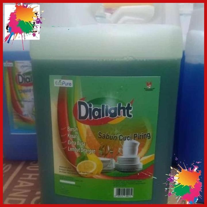 

(NSN) SABUN CUCI PIRING DIALIGHT BUKAN SUNLIGHT 5 LITER LITERAN GALON 5000 ML KG WANGI MURAH GROSIRAN