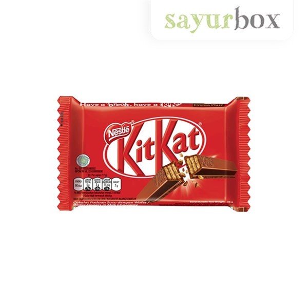 

Kit Kat Wafer 4F Cokelat Ori 35 gram Sayurbox