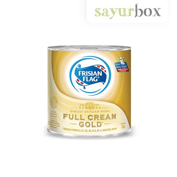 

Frisian Flag Krimer Kental Manis Gold Kaleng 370 gram Sayurbox