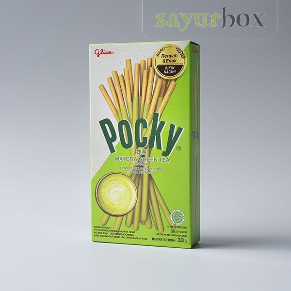 

Glico Pocky Biskuit Green Tea 33 gram Sayurbox