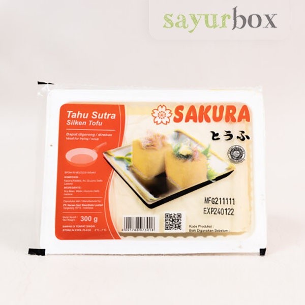 

Sakura Tahu Sutera Kotak 300 gram Sayurbox