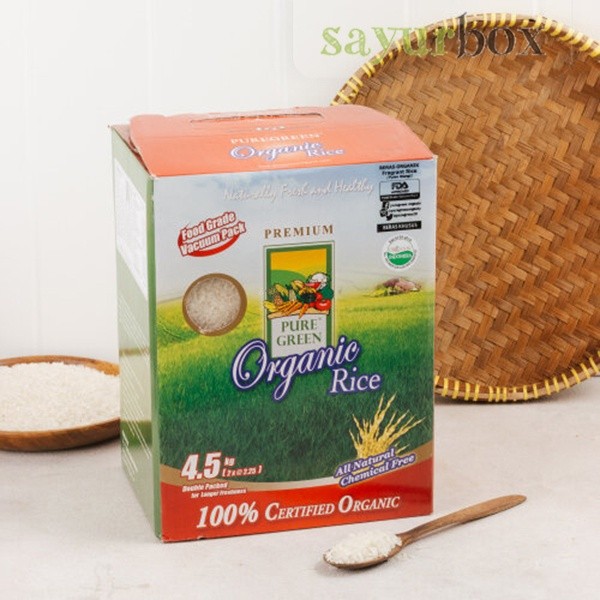 

Pure Green Beras Pandan Wangi 4,5 kg Sayurbox