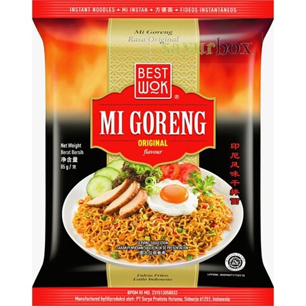 

Bestwok Mie Goreng Original 85 gram Sayurbox