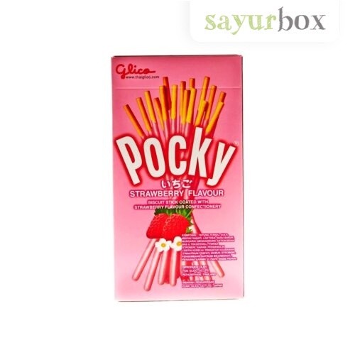 

Glico Pocky Strawberry Stick Biscuit 45 gram Sayurbox