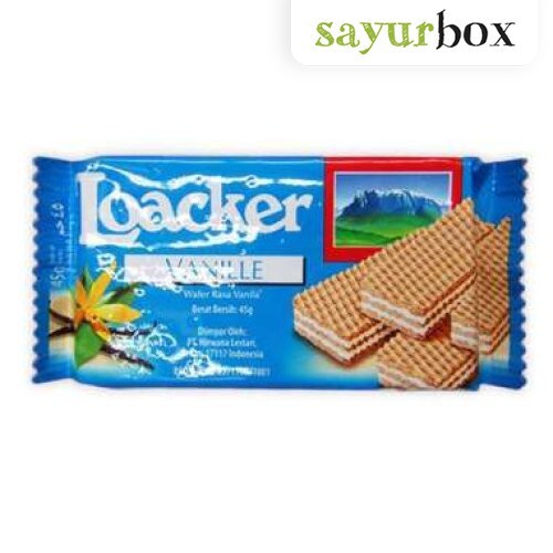 

Loacker Wafer Vanille 45 gram Sayurbox