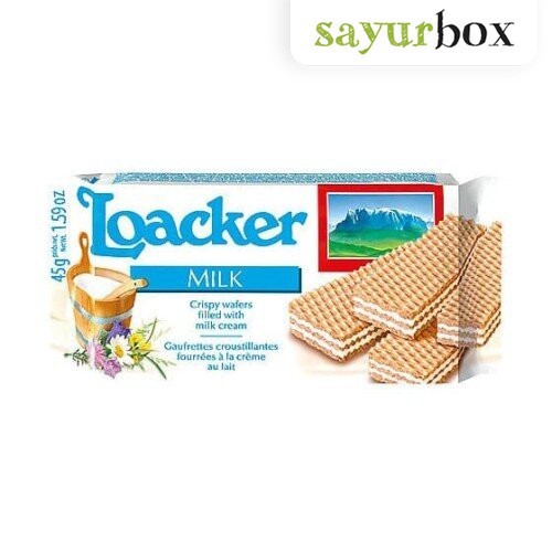 

Loacker Wafer Cremkakao 45 gram Sayurbox