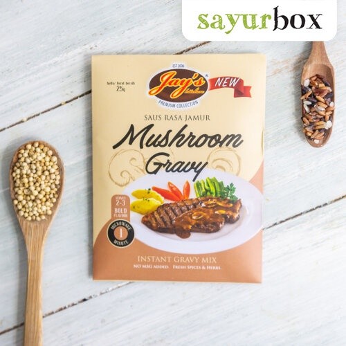 

Jays Kitchen Mushroom Gravy 25 gram Sayurbox