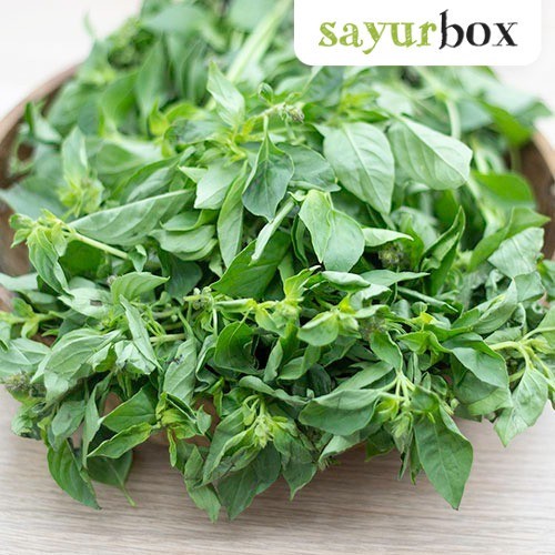

Daun Kemangi Konvensional 100 gram Sayurbox