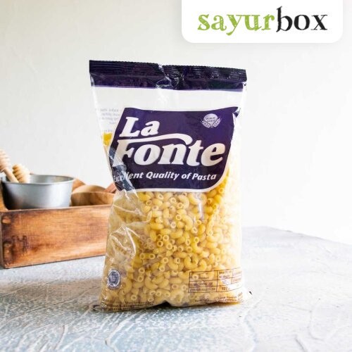 

La Fonte Pasta Chifferi Rigati-206 500 gram Sayurbox